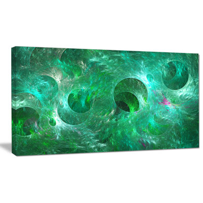 " Green Fractal Glass Texture "