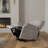 Plush Fabric Power Lift Chair In Lucie Dove