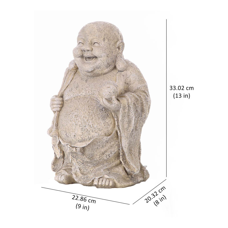 Statue bouddha contenant une boule