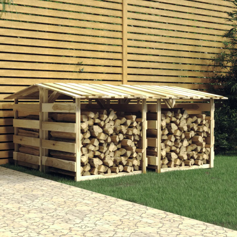 Alpen Home Pergolas With Roofs 4 Pcs 100X90x100 Cm Impregnated Pinewood