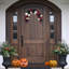 Faux Lighted Rose 33cm Wreath