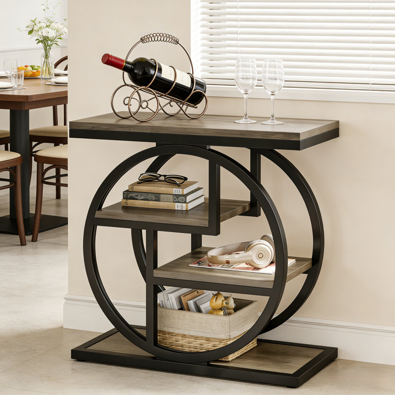 4-Tier Display Shelf，Versatile End Table