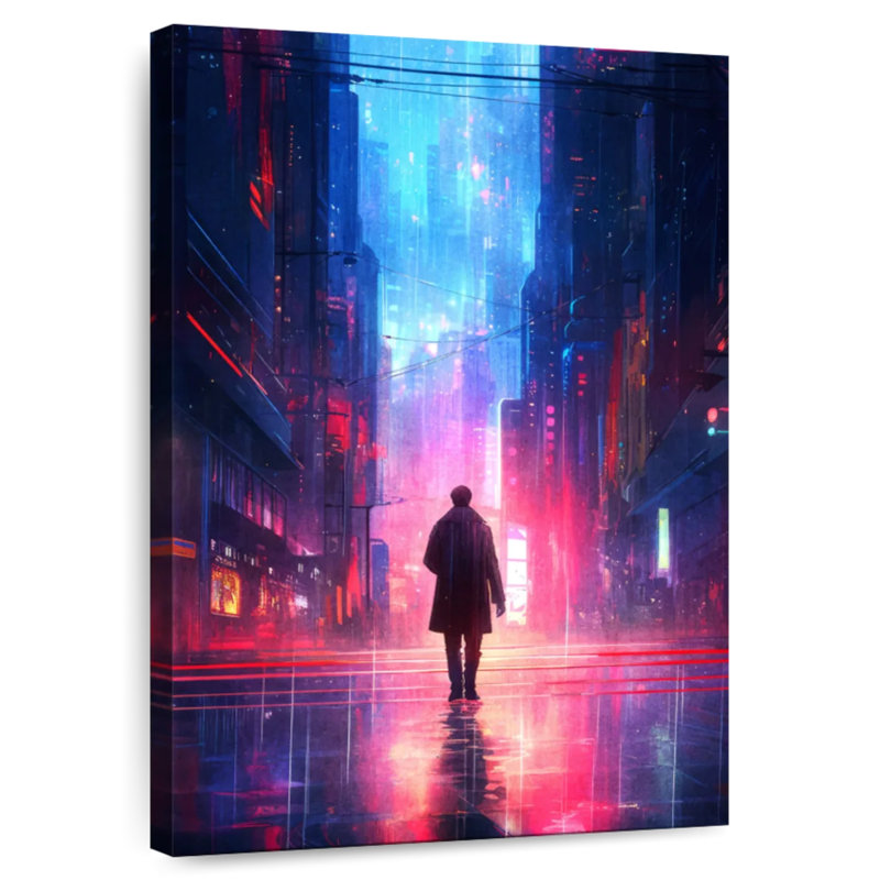 Sireci Lost In The Cyberpunk Sireci, 12" H x 8" W
