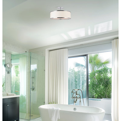 Plafonnier semi-encastré 3 lumières 15,25 "decarlos