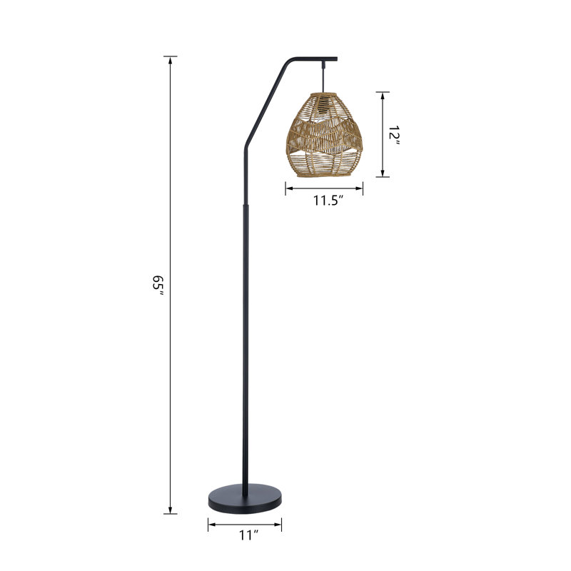 Maryjane 65 " Matte Arched Floor Lamp