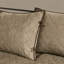 Literie pour lit de jour simple - brun, simili suède, housse de charme rustique, matelas doux, brun