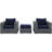Modway Invite 3 Piece Outdoor Patio Sunbrella Sectional Set-31483488