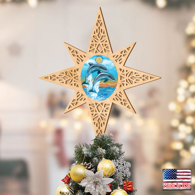 16.5'' Wood Shatterproof Tree Topper