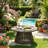 Christopher Knight Home 31.5" W x 31.5" D x 16" H Acacia Wood Round Outdoor Coffee Table-785274771-785274765