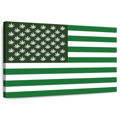 Borges Green Cannabis American Flag