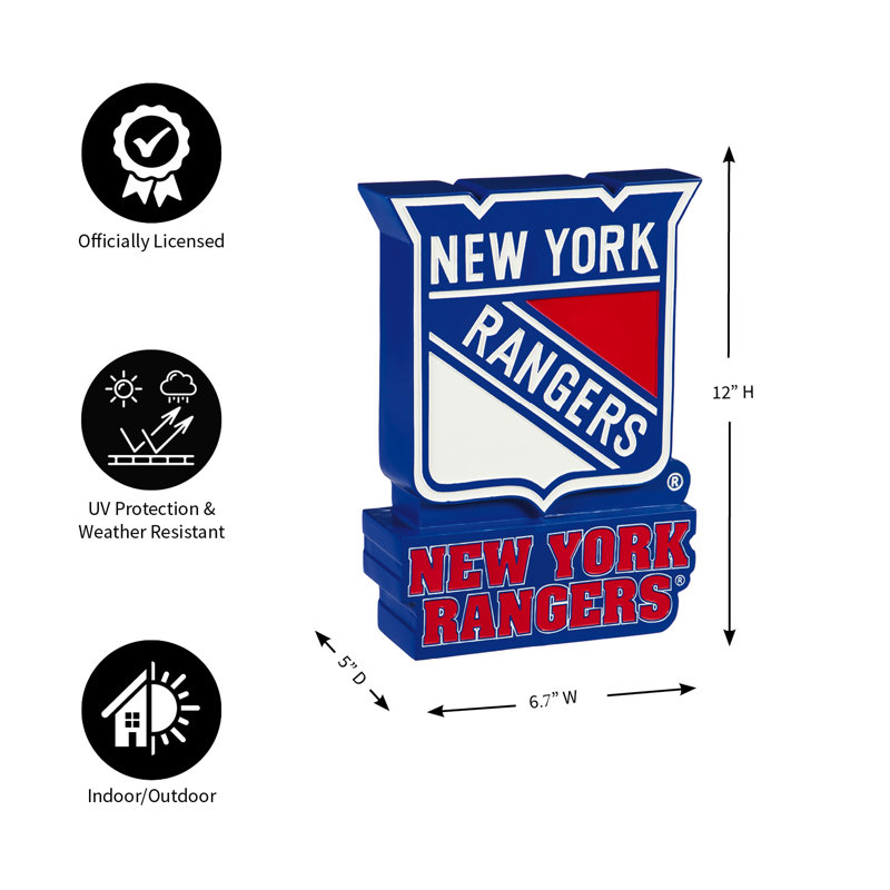 Statue mascotte nhl new york rangers