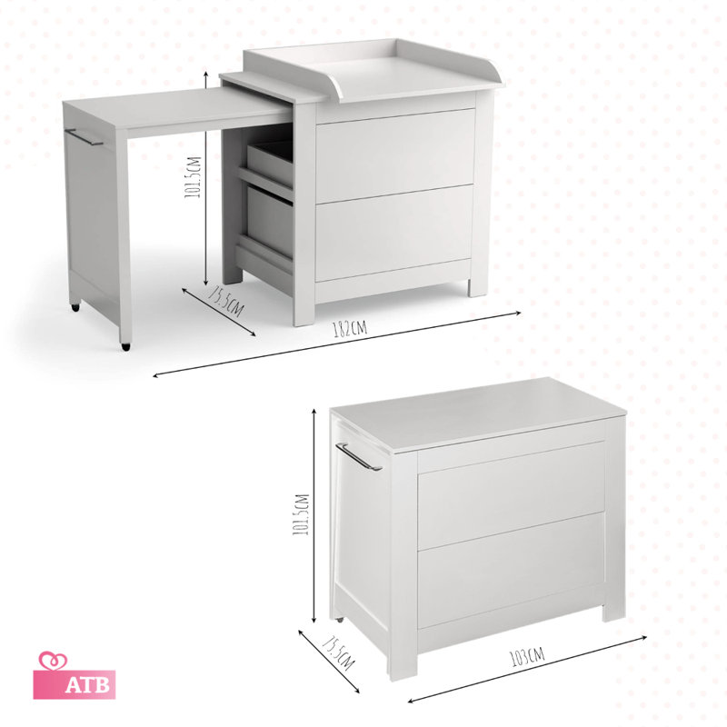 Woodmore Changing Table with Bath