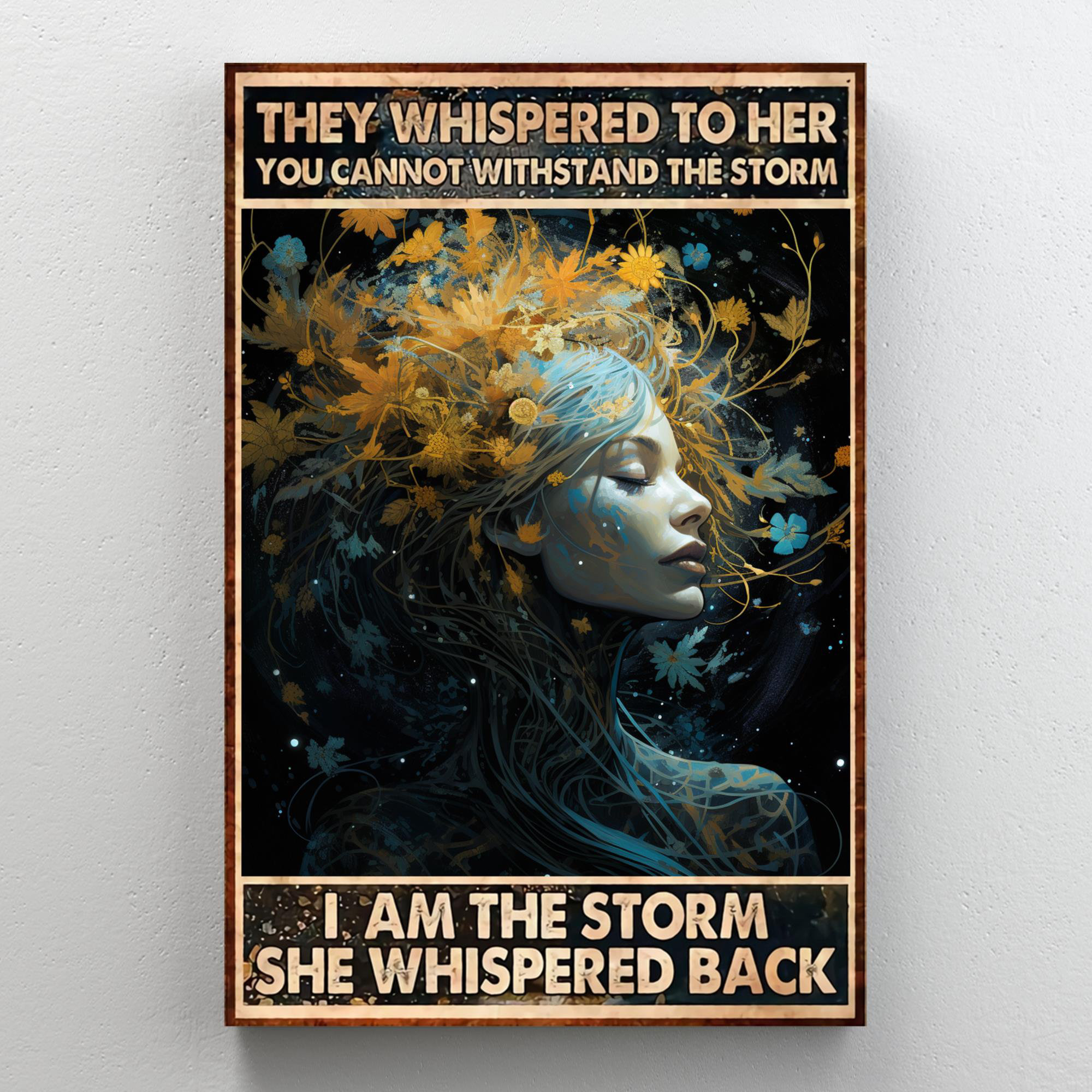 Trinx Woman I Am The Storm 1 - 1 Piece Rectangle Graphic Art Print On ...