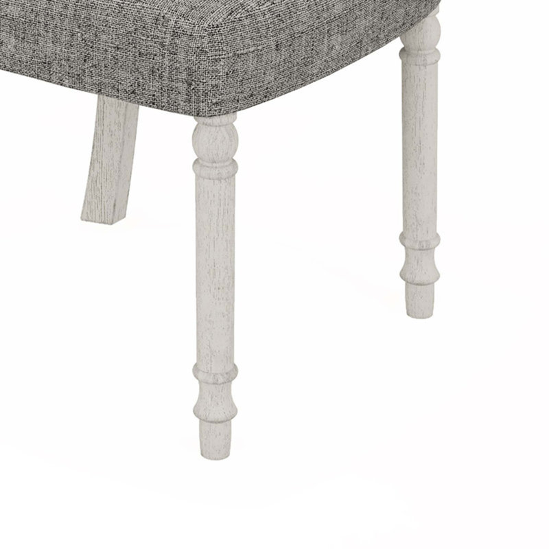 Ensemble de 2 chaises d'appoint Taranto, Gris