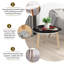 Ensemble de 2 tables basses gigognes Triangle