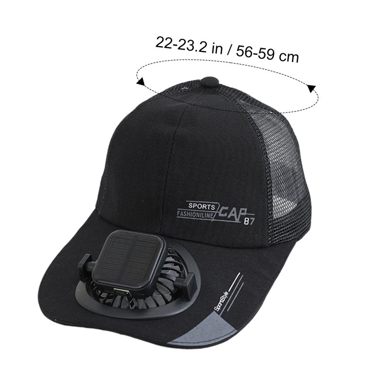 Casque de protection solaire et extensible semi-en filet Mesh, Black