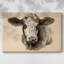 Toile tendue I-Gallery Charcoal Cow-1533464703