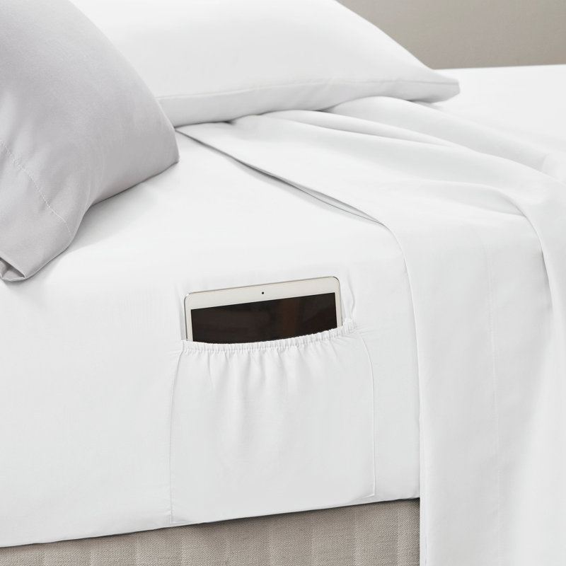 Ensemble d'édredon avec draps jaune grand