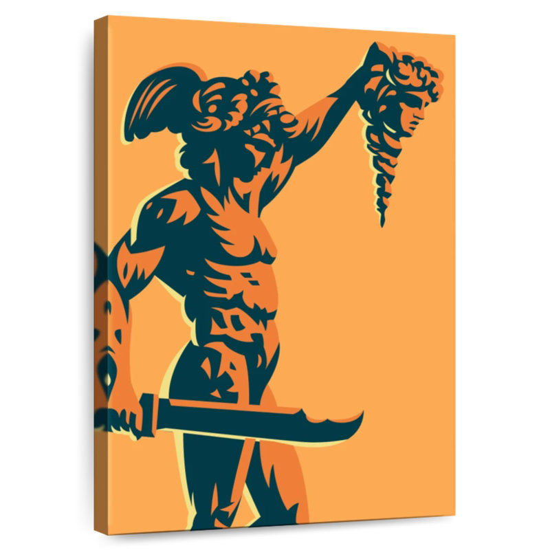 Leisha Perseus Medusa, H 24 po x l 16 po