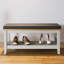 Banc de rangement pour chaussures Misisco