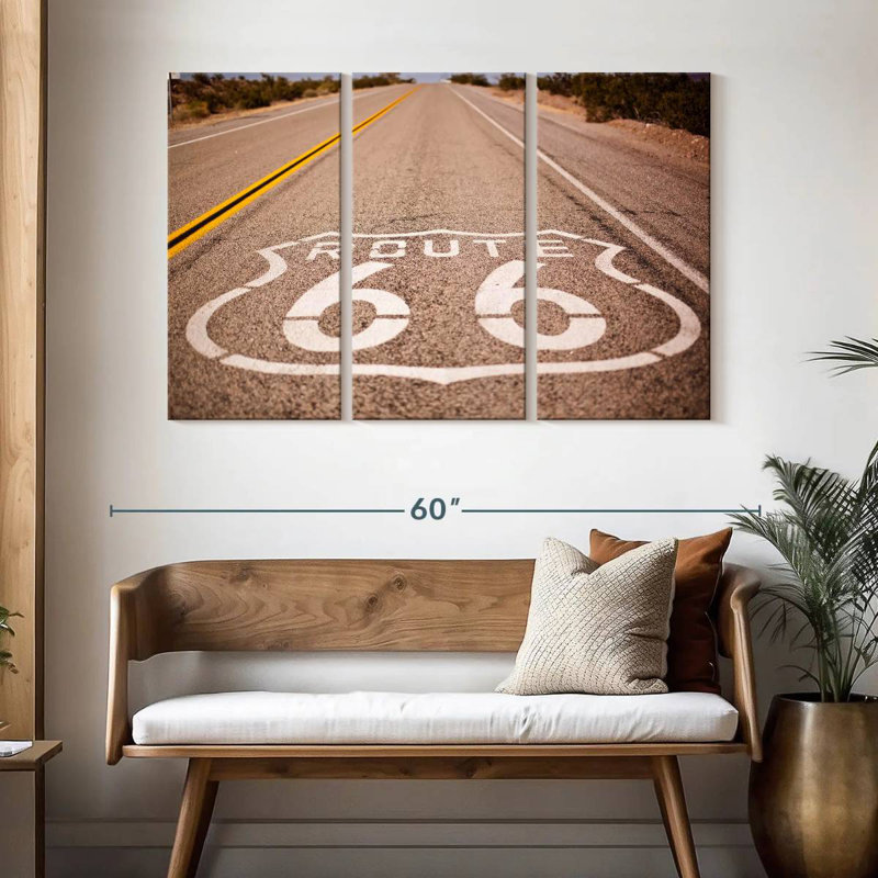 Mehar Route 66 Highway, H 32 po x l 50 po