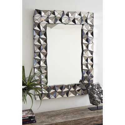 Divot Beveled Accent Mirror