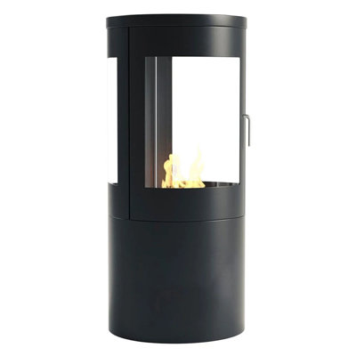 Belfry Heating 43cm W Matte Black Bio-Ethanol Fireplace