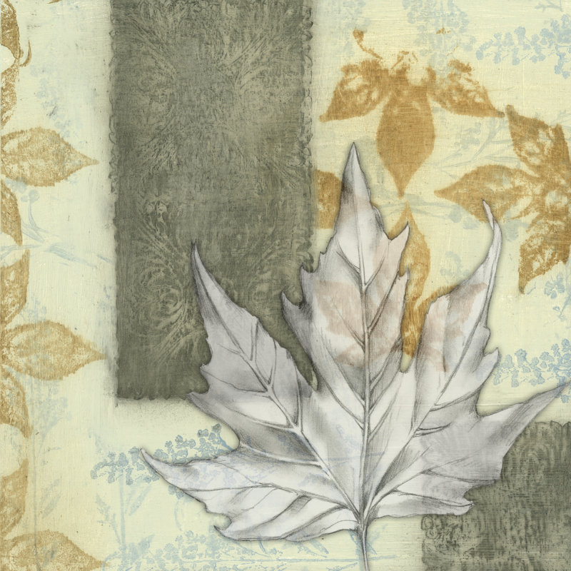 Leaf Repeat I by Jennifer Goldberger - Wrapped Canvas Art Prints, 30cm H x 30cm W