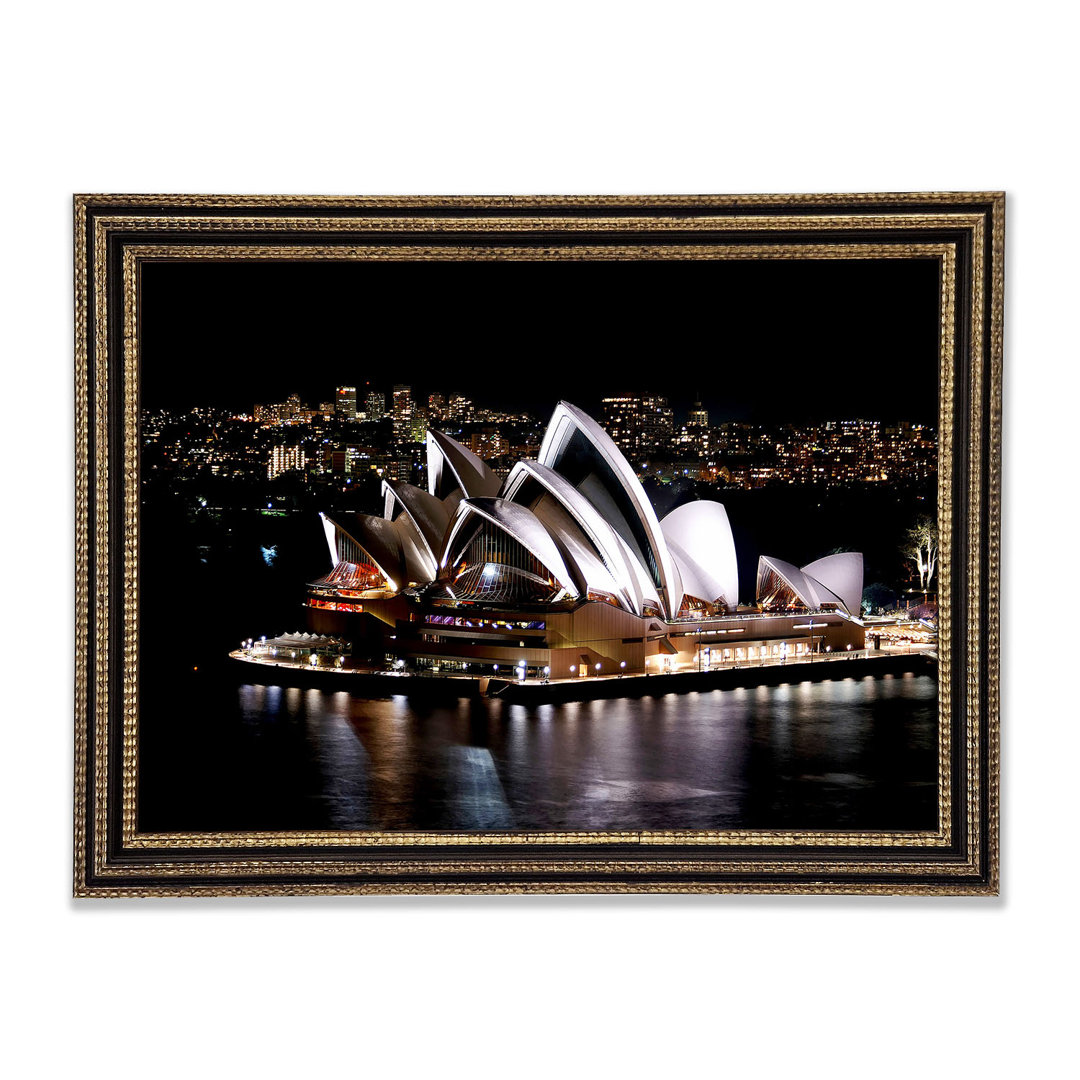 Sydney Opera House Nachtansicht - Druck