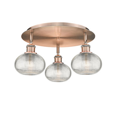 Larrick Glass Flush Mount