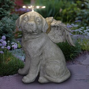 Dog Pet Memorials Forever in Our Hearts Statue