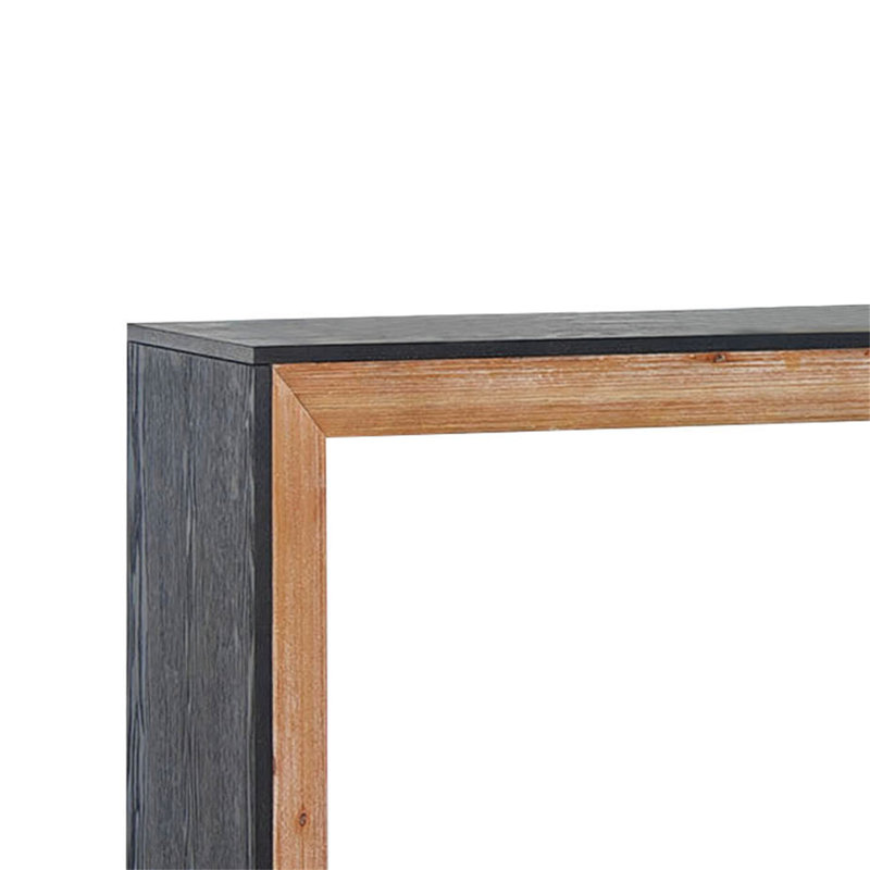 Black Wood Console Table