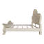Lit, finition blanc os-531424829