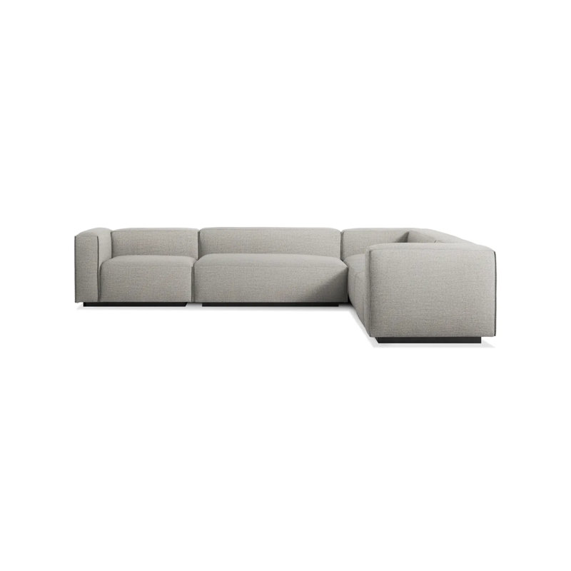 Cleon Modular Sectional, Maharam Mode in Clavicle 100% Polyester, Left Hand Facing