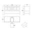 Ensemble de meuble-lavabo double 61 po Thome-406529600-406529603
