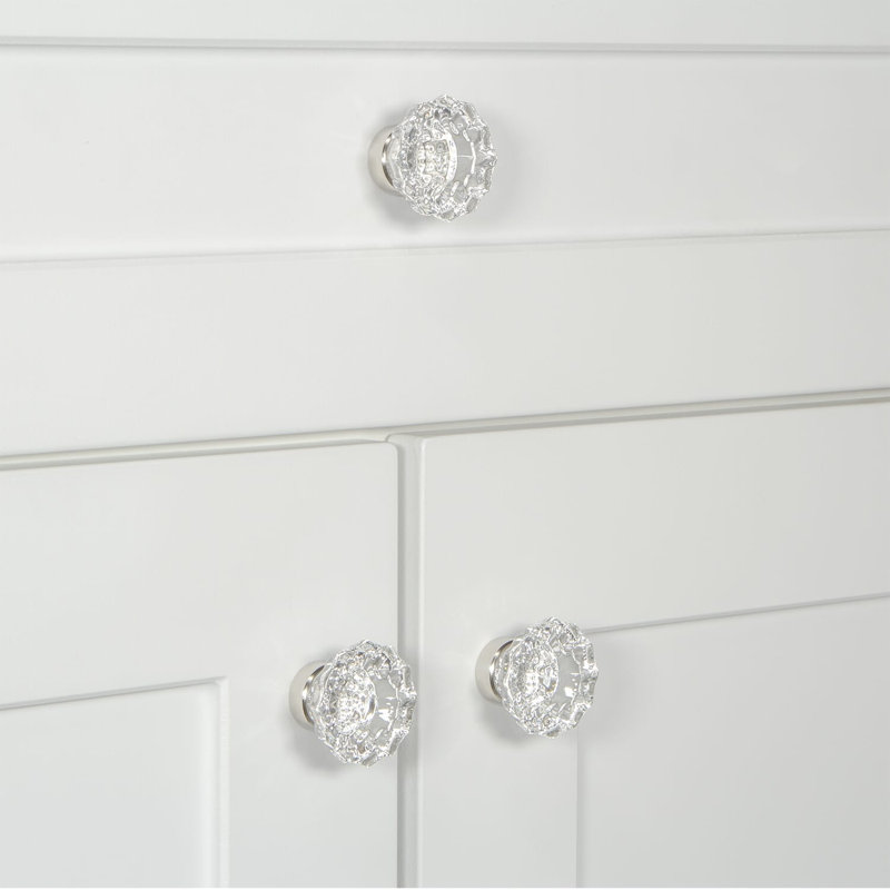 Versailles Cabinet Knob, Polished Nickel