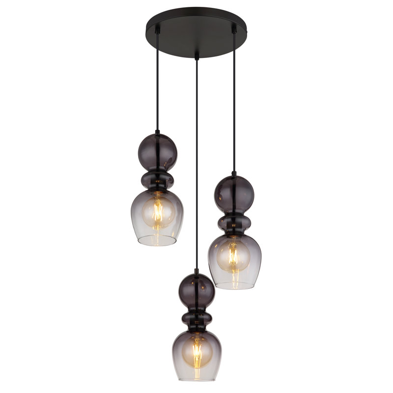 Daumantas 3 - Light Matte Black Pendant