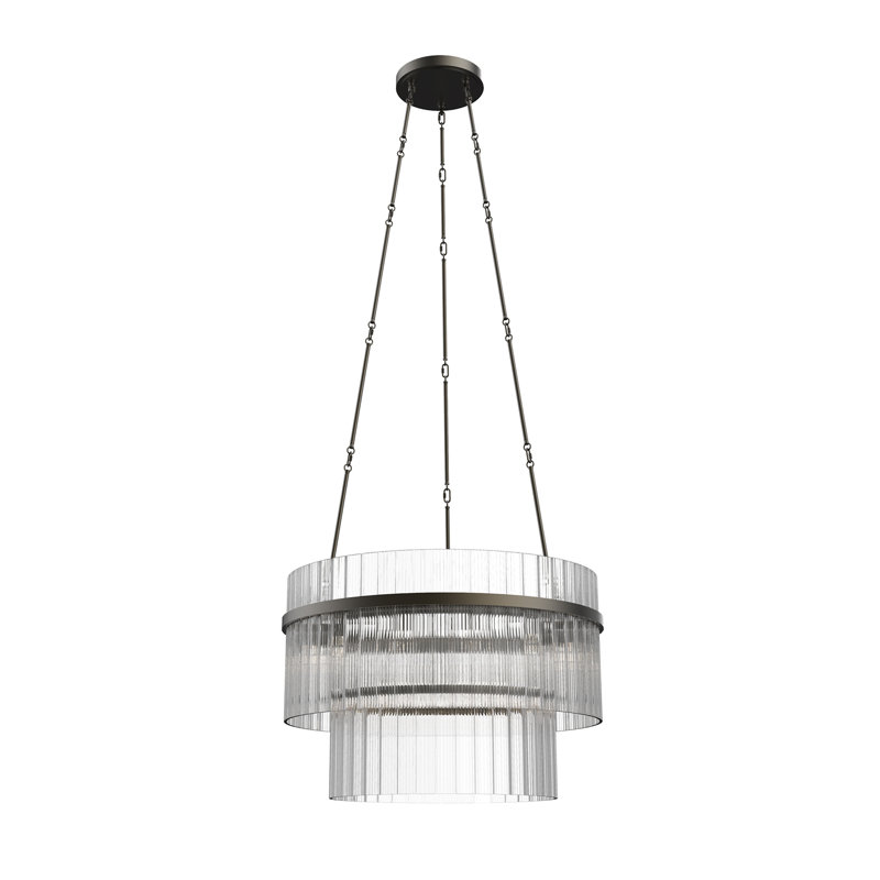 Carlisle 20 - Light Chandelier, Urban Bronze