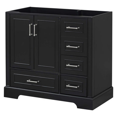 Meuble-lavabo traditionnel 36 po, lavabo non inclus