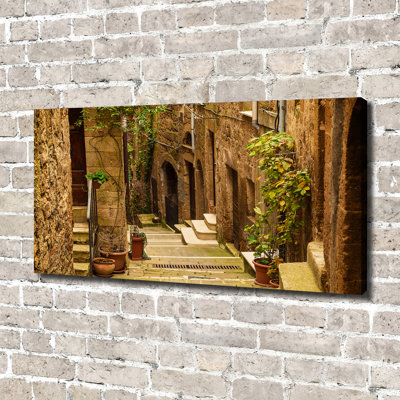 Italian Streets - Wrapped Canvas Print