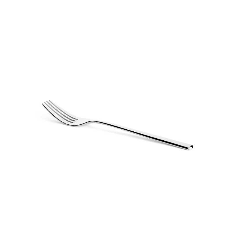 Fourchette à salade / dessert en acier inoxydable Maverick | 7,5 po | Argent | 12 pièces | Va au micro-ondes et au lave-vaisselle