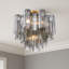 Wesham 4 Light Aged Brass Semi Flush Mount-896539937-896539948