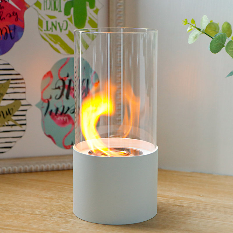 Brender Bio-Ethanol Outdoor Tabletop Fireplace with Flame Guard