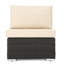 Chaise longue d'extérieur en osier Hastyer-1193677282
