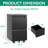 2-Drawer Mobile File Cabinet with Lock, Fully Assembled Rolling Storage for Legal/Letter/A4 Files, Compact Office Organizer-1681040915
