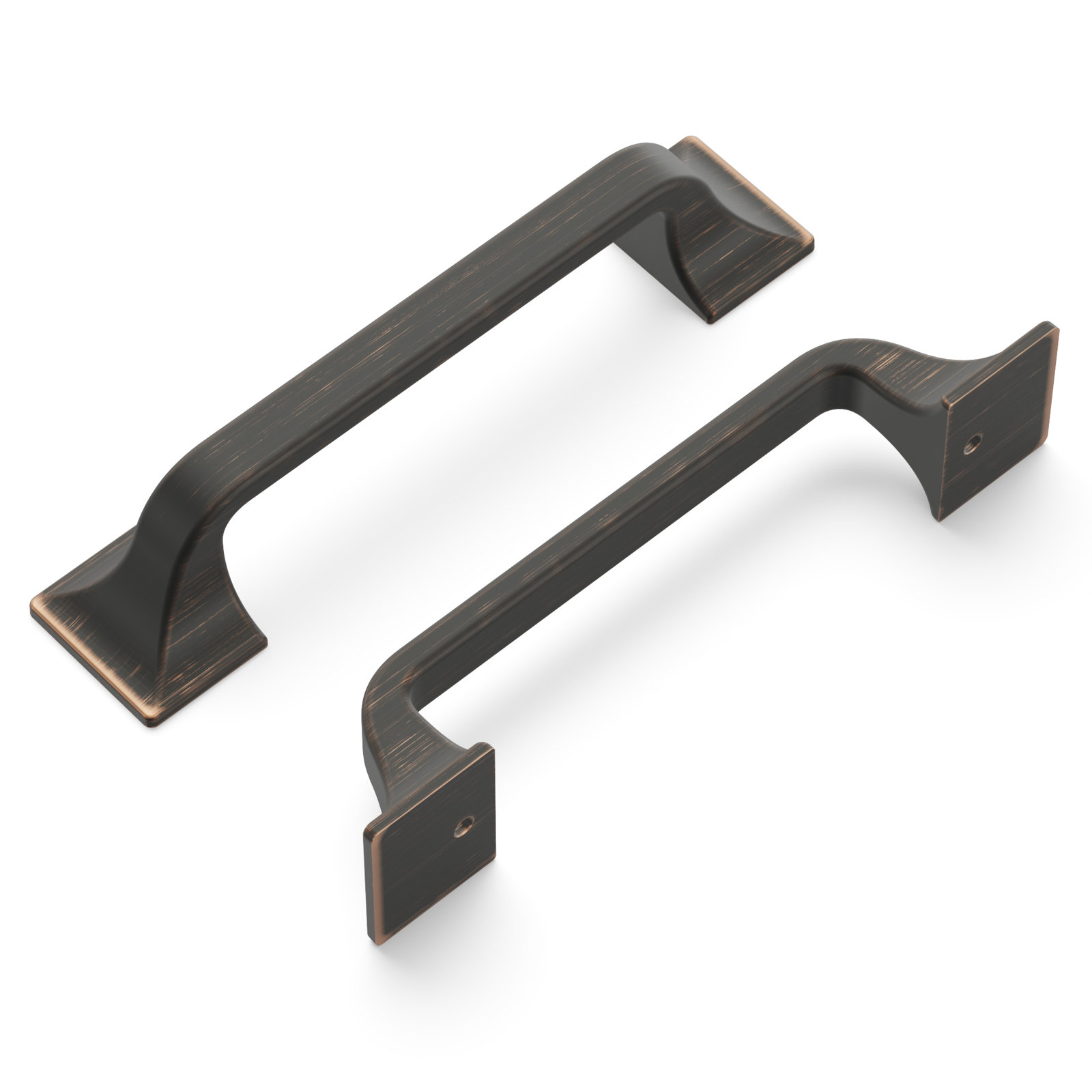 Forge Farmhouse Cabinet Pull, Vintage Bronze, 3-3/4", 1