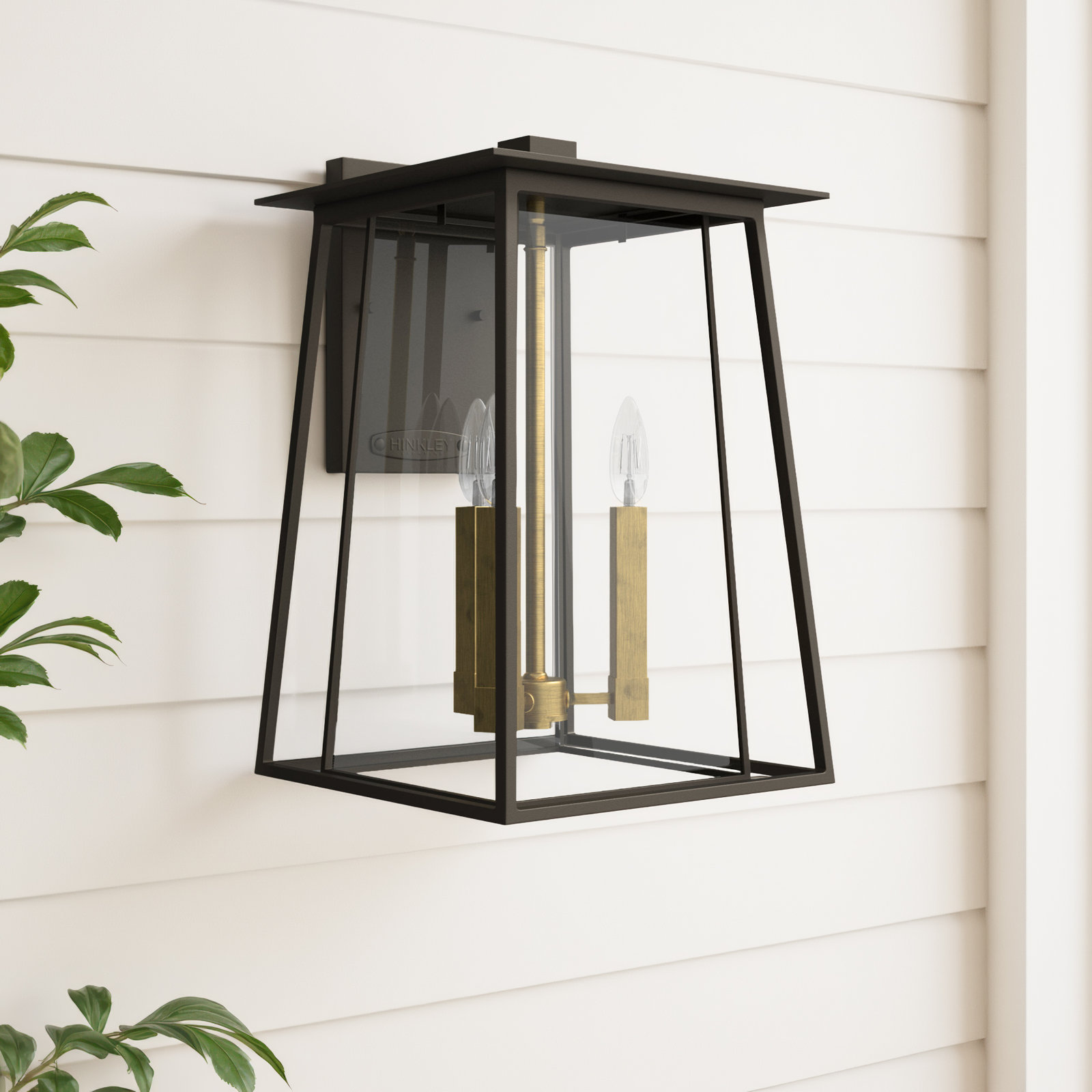 3 Light Bell Outdoor Wall Light