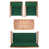 Natural Frame/Green Cushion