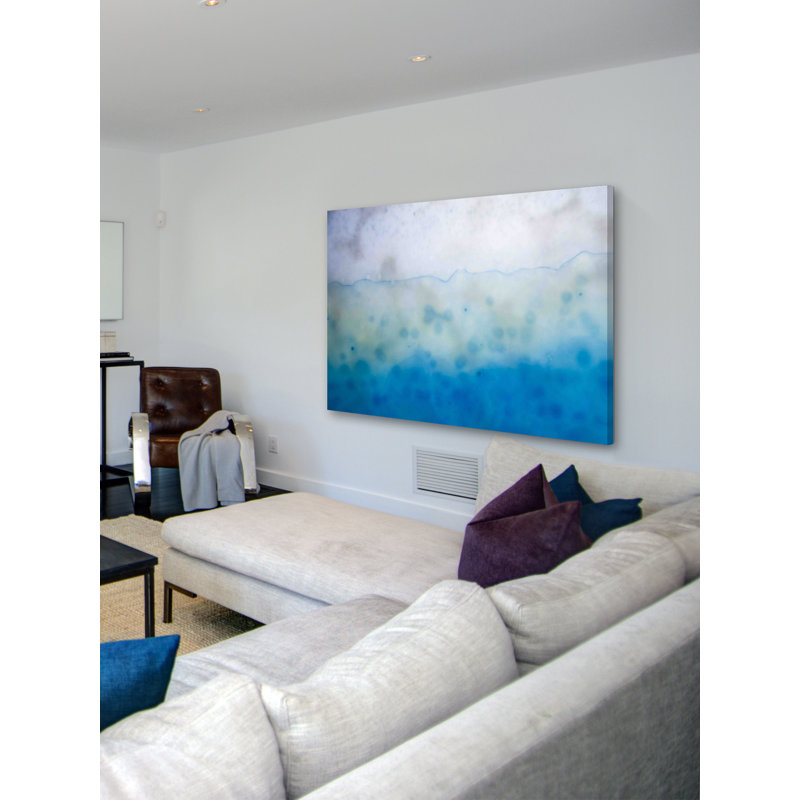 Liquid - Wrapped Canvas Print, 101cm H x 152cm W x 3.81cm D