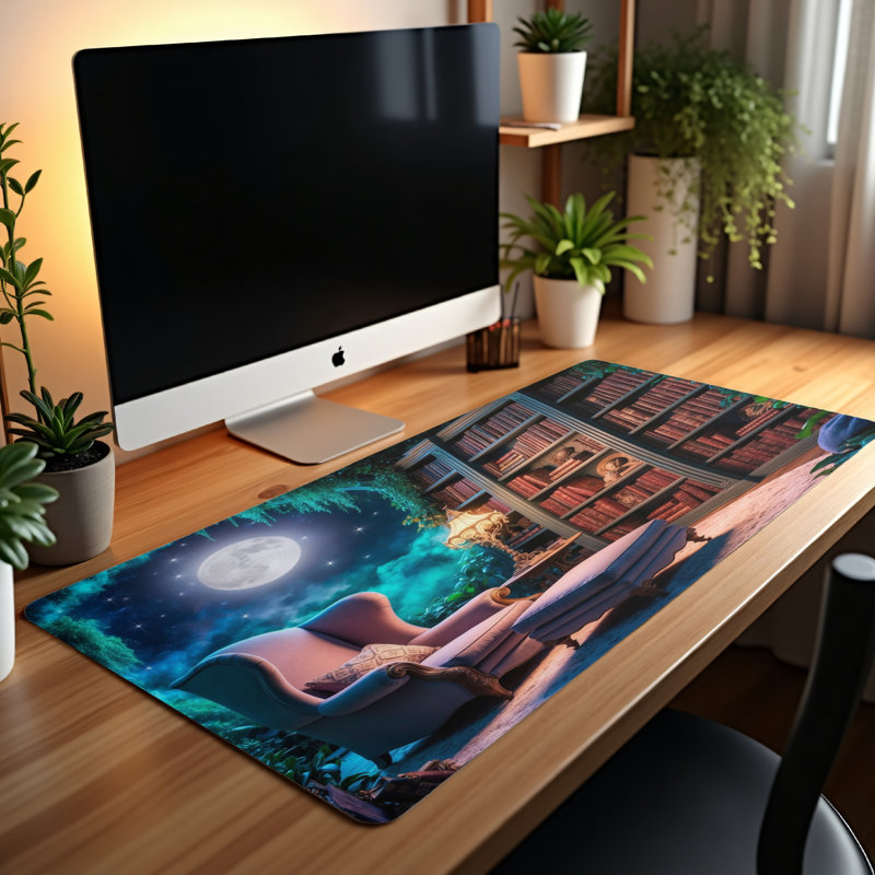 Polyester Desk Pad, 31.5x15.5